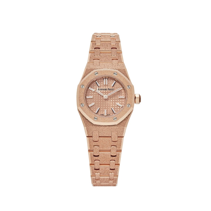Audemars Piguet Royal Oak 67630OR.GG.1312OR.01 'Mini' Frosted Rose Gold Quartz (2024) - View 13