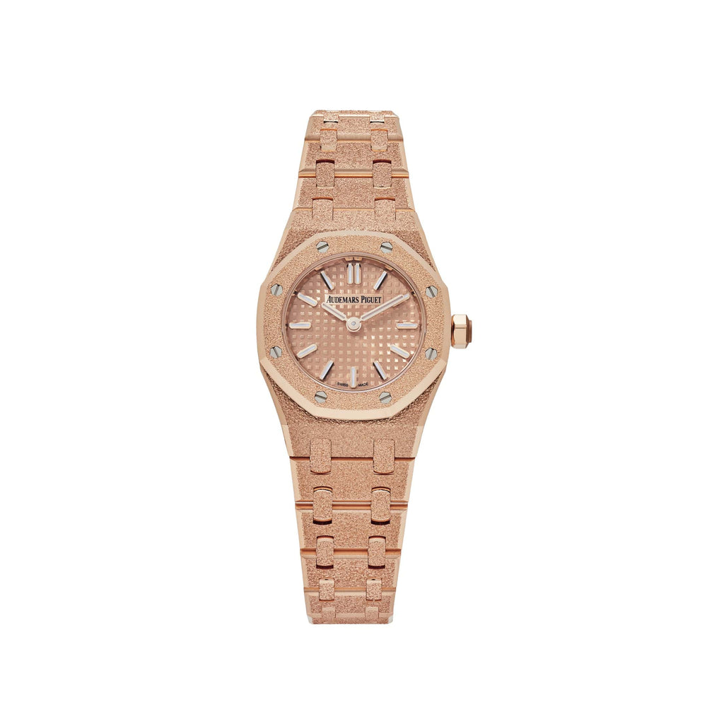 Audemars Piguet Royal Oak 67630OR.GG.1312OR.01 'Mini' Frosted Rose Gold Quartz (2024) - View 13
