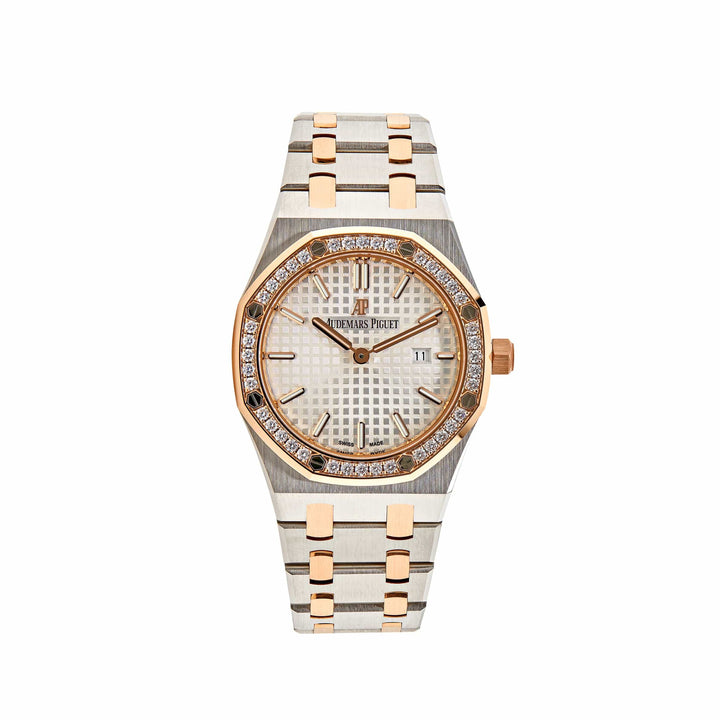 Audemars Piguet Royal Oak 67651SR.ZZ.1261SR.01 'Ladies' Quartz Rose Gold Stainless Steel Diamond Bezel - View 10