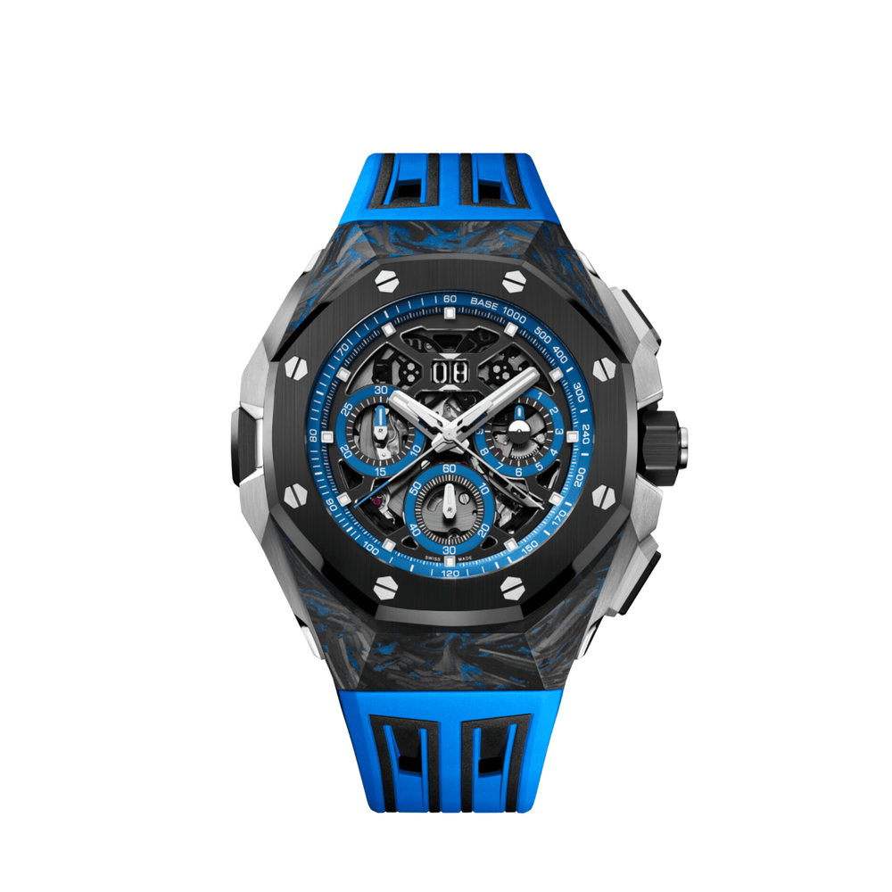 Audemars Piguet Royal Oak Concept 26650FO.OO.D353CA.01 Split-Seconds Chronograph GMT Large Date CFT Carbon Openworked Dial (2024) - View 2
