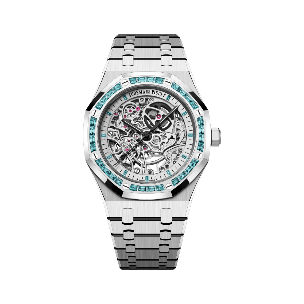 Audemars Piguet Royal Oak Double Balance Wheel 15412BC.TO.1220BC.01 Openworked White Gold Swiss Topaz Bezel - View 3