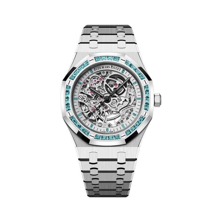Audemars Piguet Royal Oak Double Balance Wheel 15412BC.TO.1220BC.01 Openworked White Gold Swiss Topaz Bezel - View 3
