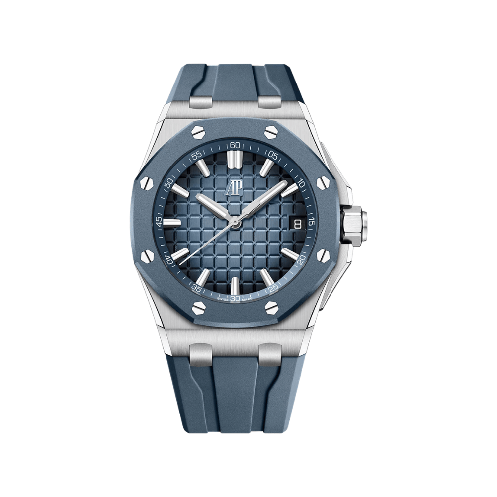 Audemars Piguet Royal Oak Offshore 15605SK.OO.A350CA.01 Steel Smoked Blue Dial - View 3