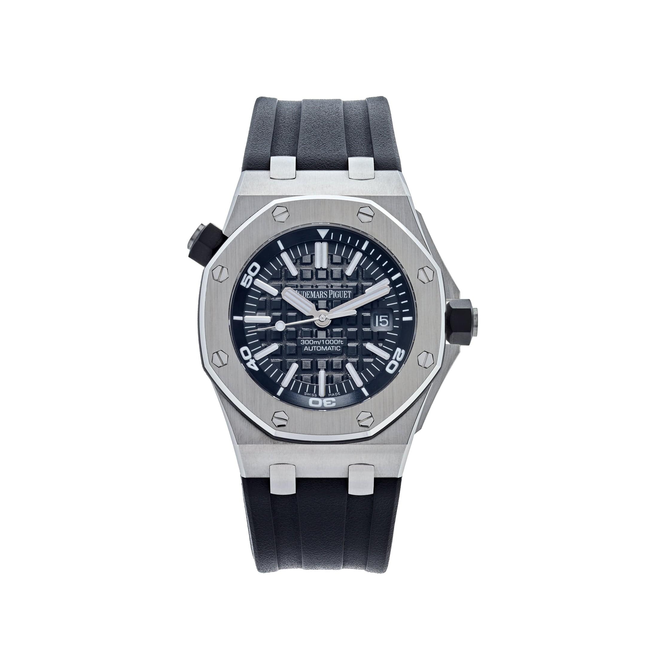 Audemars Piguet Royal Oak Offshore 15703ST.OO.A002CA.01 Diver Steel Black Dial - View 4