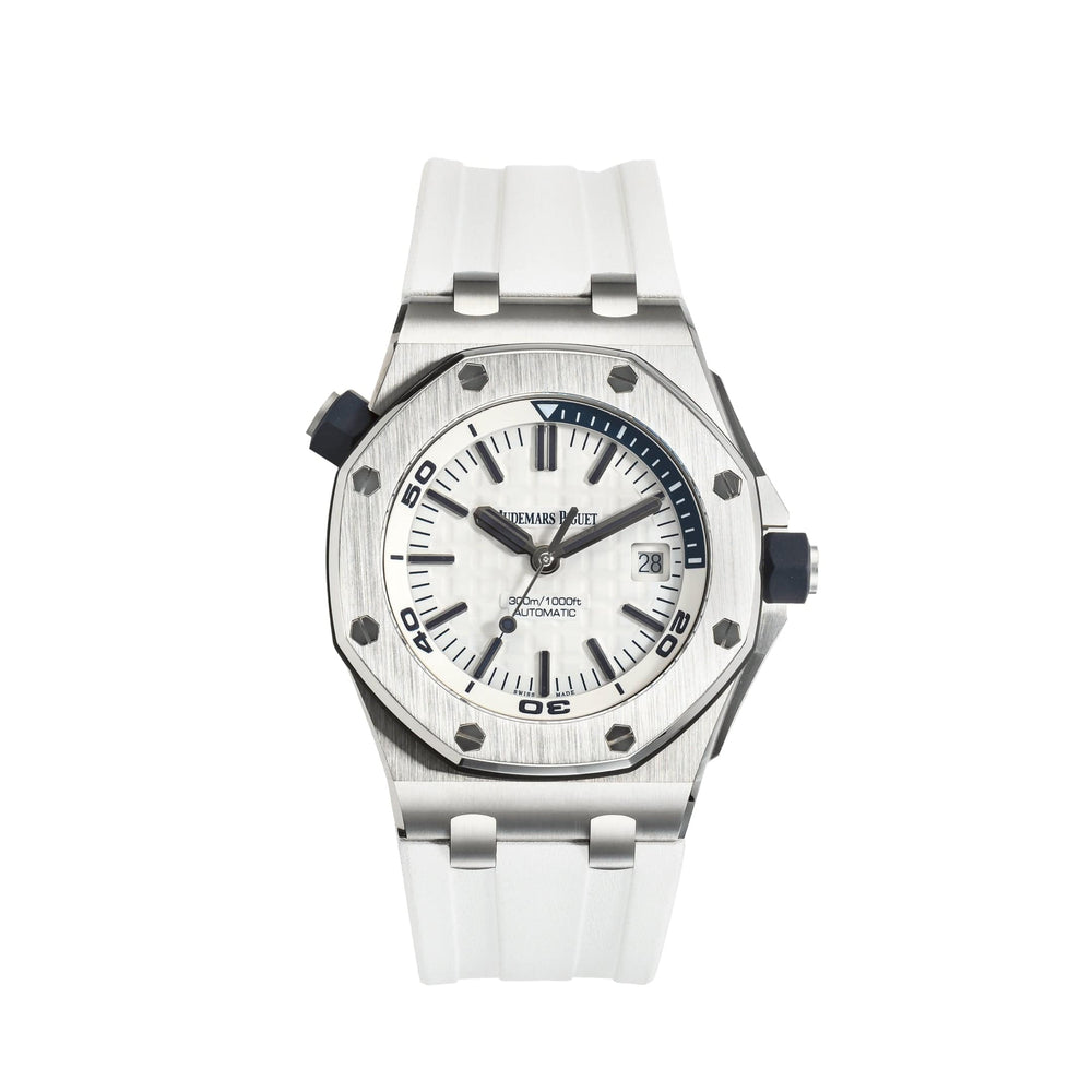 Audemars Piguet Royal Oak Offshore 15710ST.OO.A010CA.01 Diver Stainless Steel White Dial - View 6
