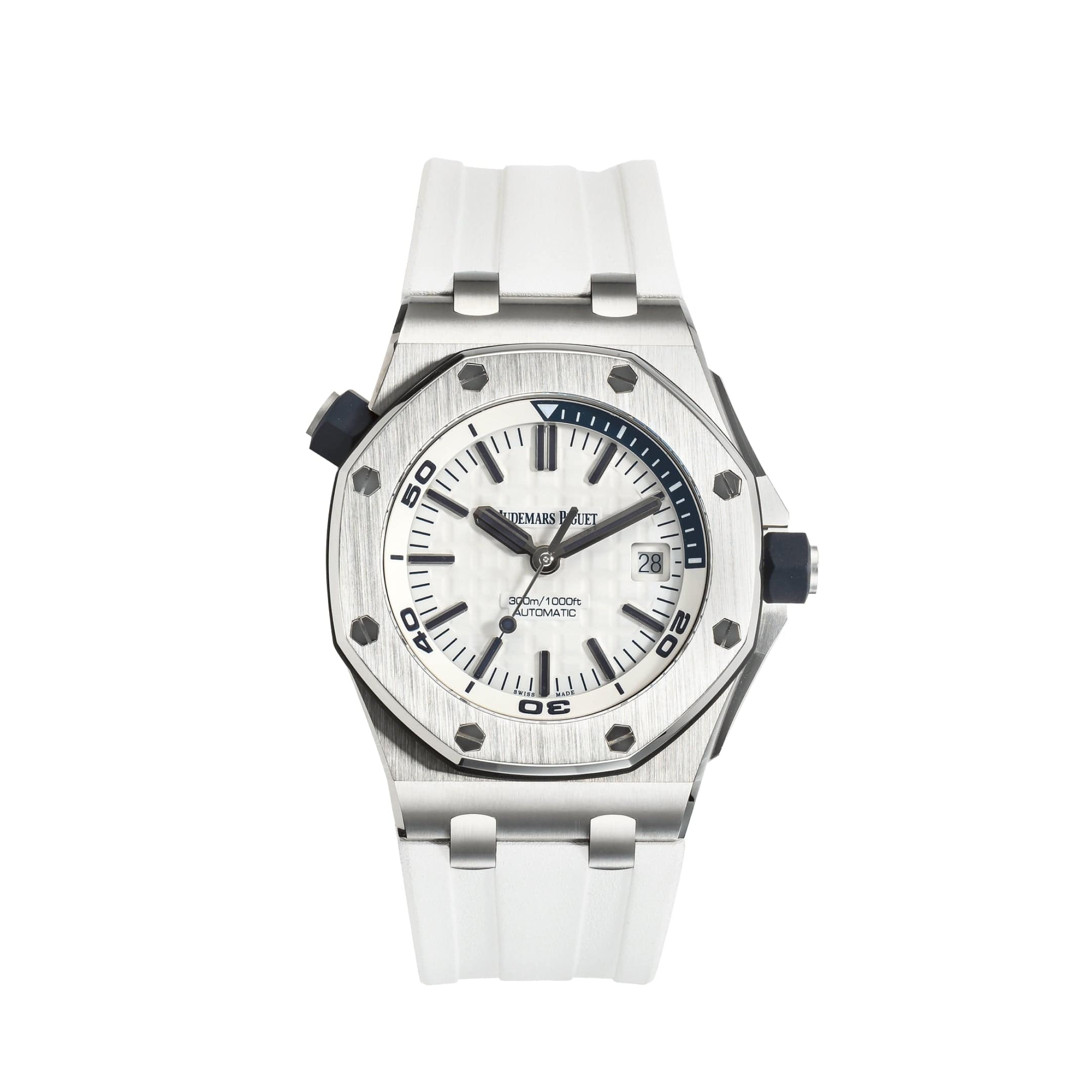 Audemars Piguet Royal Oak Offshore 15710ST.OO.A010CA.01 Diver Stainless Steel White Dial - View 6