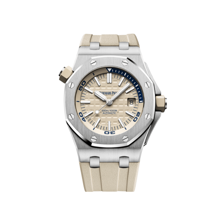 Audemars Piguet Royal Oak Offshore 15710ST.OO.A085CA.01 Diver Stainless Steel Beige Dial - View 2