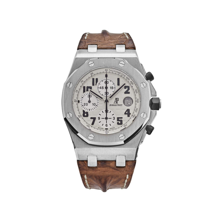 Audemars Piguet Royal Oak Offshore 26020ST.OO.D091CR.01.A Chronograph 'Safari' Stainless Steel White Dial - View 13