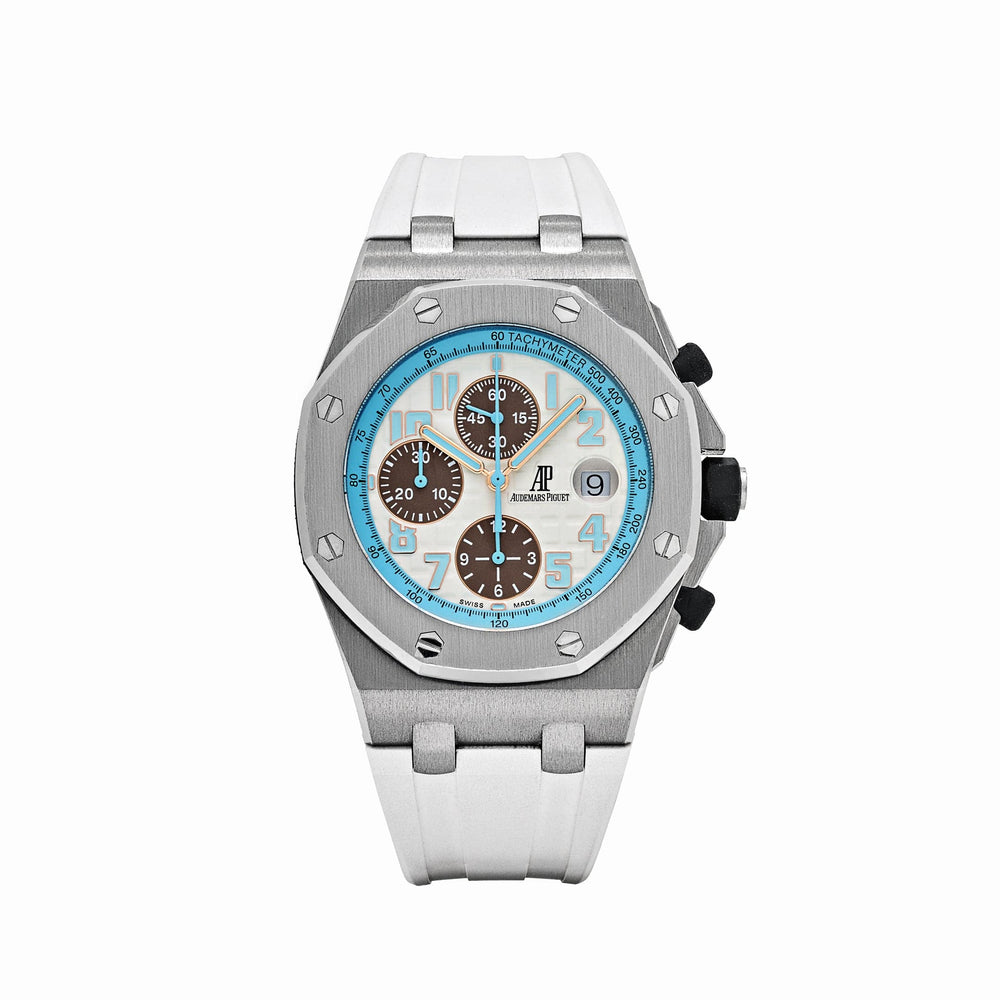 Audemars Piguet Royal Oak Offshore 26187ST.OO.D801CR.01 'Montauk Highway' Stainless Steel White Arabic Dial Limited Edition - View 13