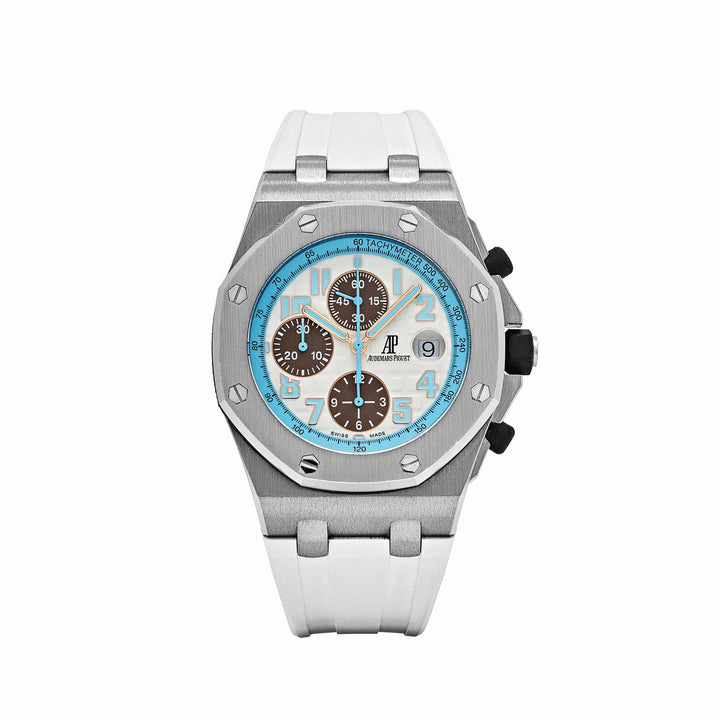 Audemars Piguet Royal Oak Offshore 26187ST.OO.D801CR.01 'Montauk Highway' Stainless Steel White Arabic Dial Limited Edition - View 13