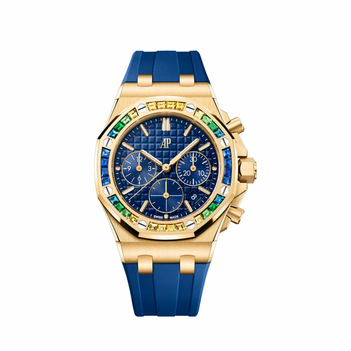 Audemars Piguet Royal Oak Offshore 26236BA.YY.D346CA.01 Yellow Gold Sapphire Dial (2023) - View 8