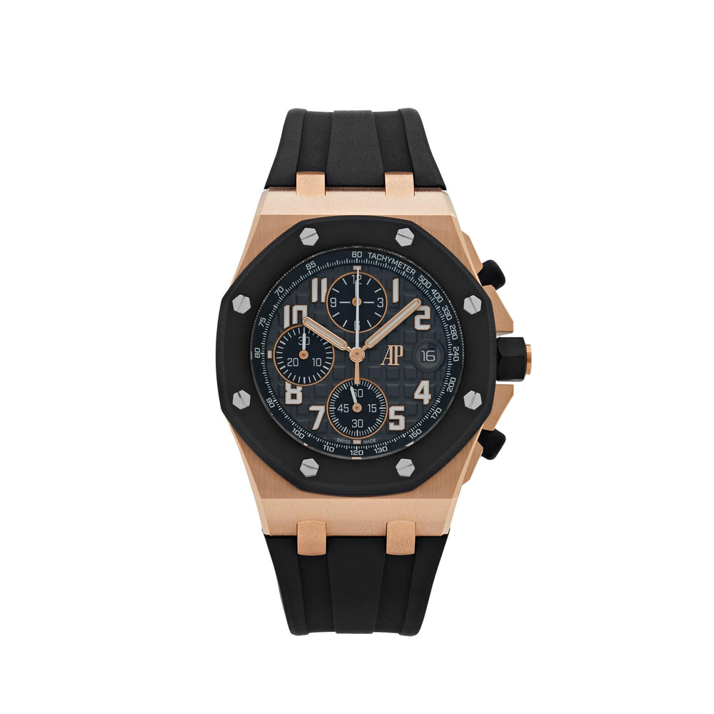 Audemars Piguet Royal Oak Offshore 26238OK.OO.A002CA.01 Chronograph Rose Gold Black Dial - View 13