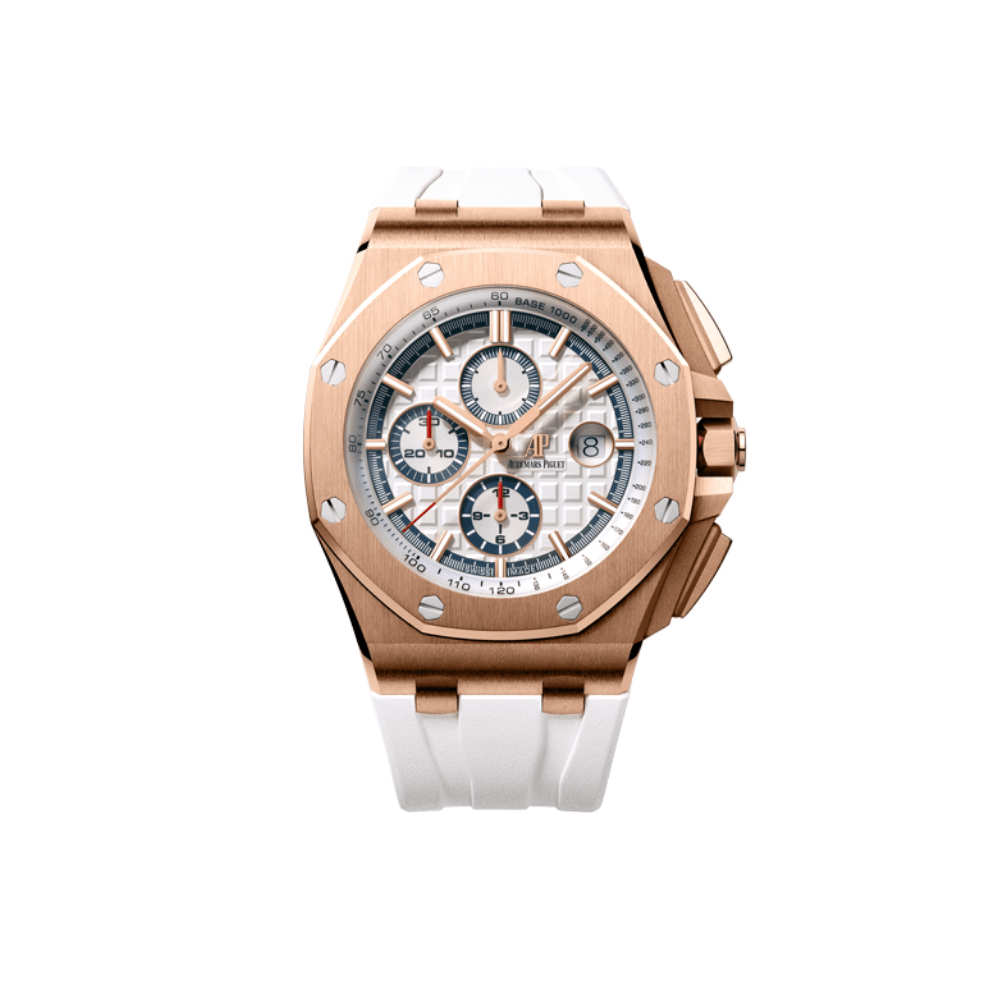 Audemars Piguet Royal Oak Offshore 26408OR.OO.A010CA.01.99 Chronograph 'Summer Byblos Edition' Rose Gold White Dial Limited Edition - View 6