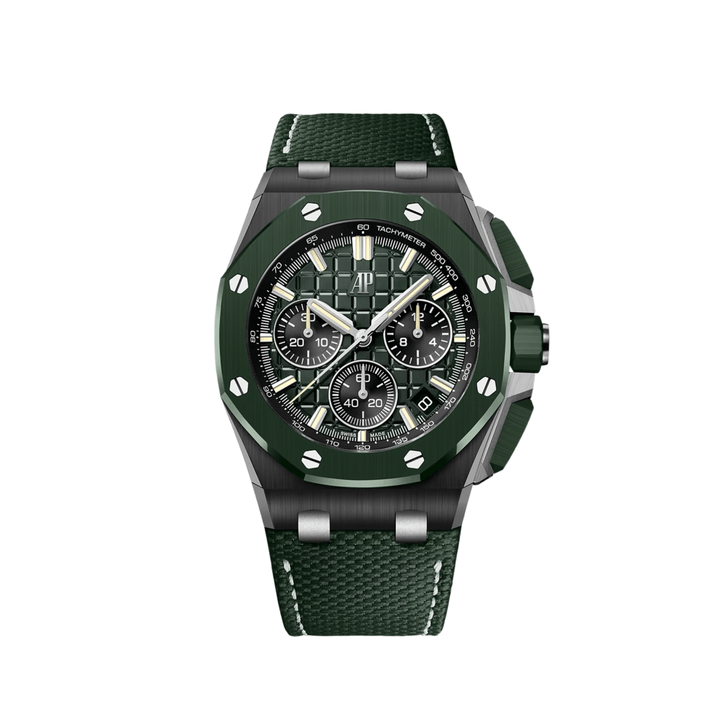 Audemars Piguet Royal Oak Offshore 26420CE.OO.A063VE.01 Selfwinding Chronograph Black and Green Ceramic (2025) - View 2