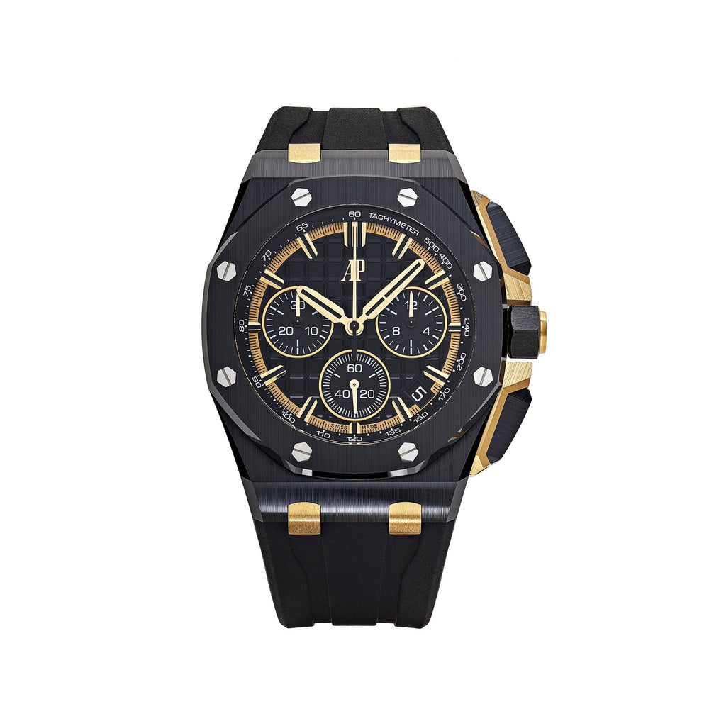Audemars Piguet Royal Oak Offshore 26420CE.OO.A127CR.01 Chronograph Black Ceramic Yellow Gold Black Dial - View 13