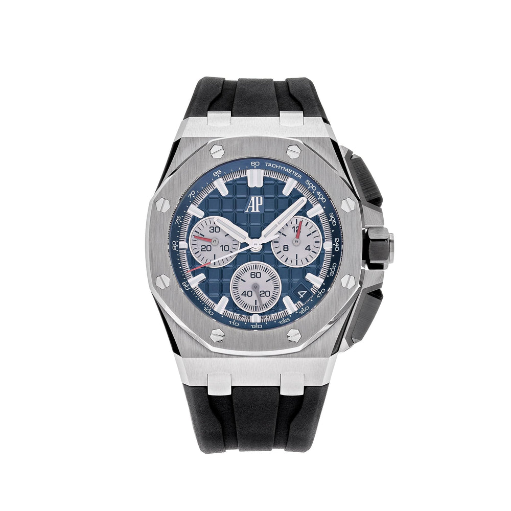 Audemars Piguet Royal Oak Offshore 26420TI.OO.A027CA.01 Chronograph Titanium Blue Dial - View 4
