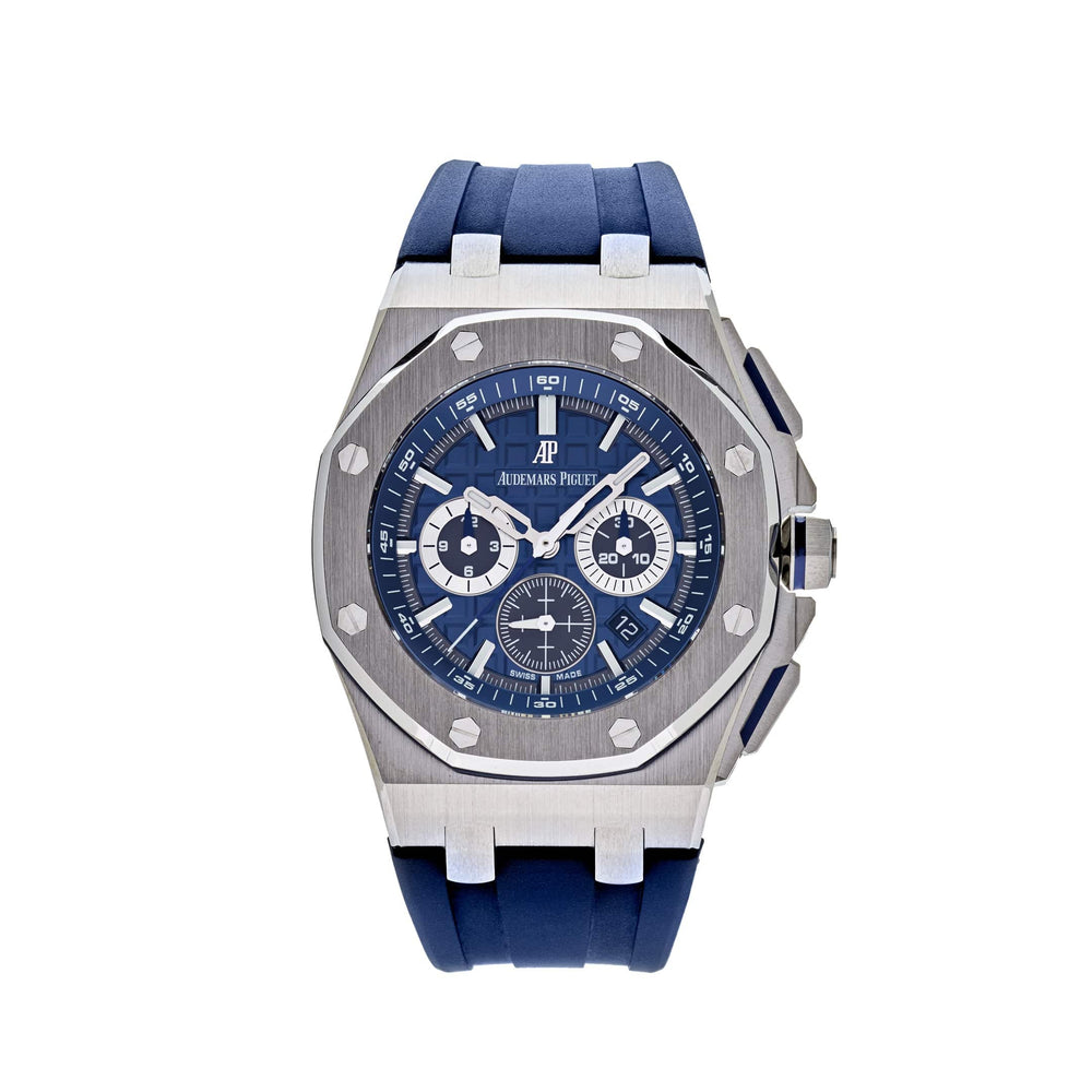 Audemars Piguet Royal Oak Offshore 26480TI.OO.A027CA.01 Chronograph Titanium Blue Dial - View 4