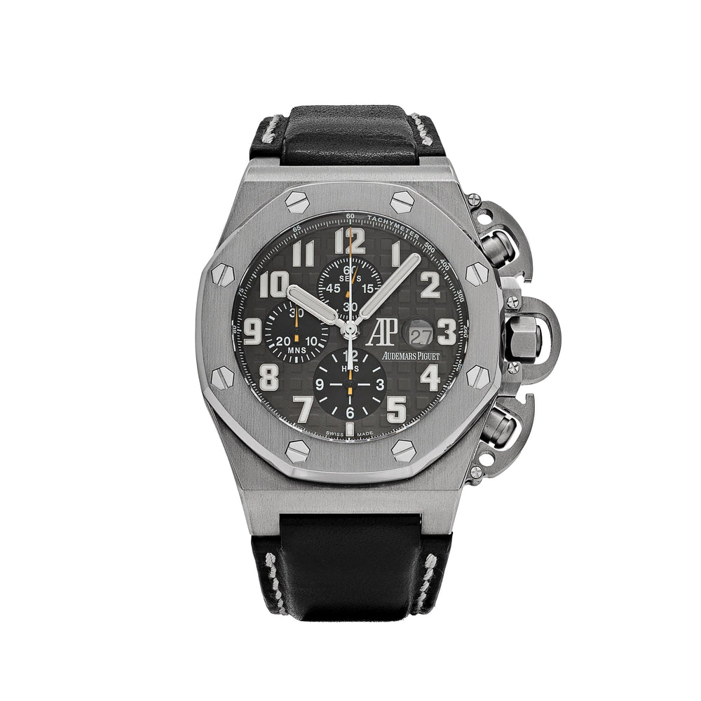 Audemars Piguet Royal Oak Offshore Chronograph 25863TI.OO.A001CU.01 'T3' Titanium Black Dial Limited Edition - View 13