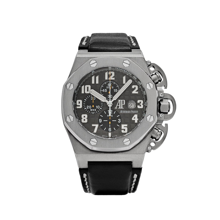 Audemars Piguet Royal Oak Offshore Chronograph 25863TI.OO.A001CU.01 'T3' Titanium Black Dial Limited Edition - View 13