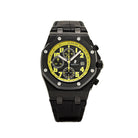 Audemars Piguet Royal Oak Offshore Chronograph 26176FO.OO.D101CR.02 'Bumble Bee' Carbon Black Dial Alligator (2011) - View 13