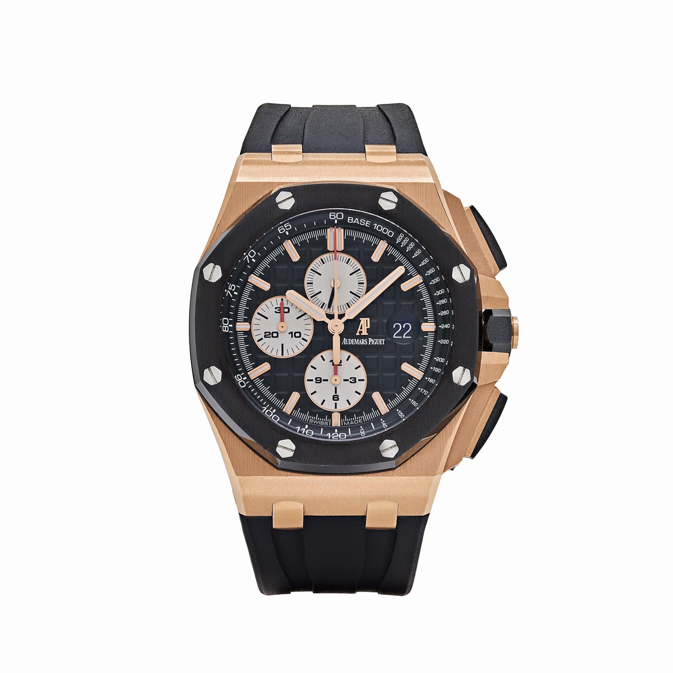Audemars Piguet Royal Oak Offshore Chronograph 26401RO.OO.A002CA.01 Rose Gold Black Dial (2014) - View 13