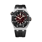 Audemars Piguet Royal Oak Offshore Diver 15720CN.OO.A002CA.02 Smoked Red Dial White Gold - View 3