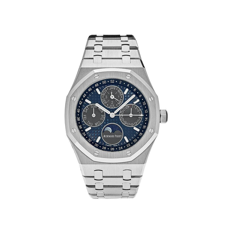 Audemars Piguet Royal Oak Perpetual Calendar 26574TI.OO.1220TI.01 Titanium Blue Dial - View 12