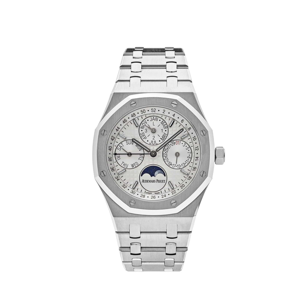Audemars Piguet Royal Oak Perpetual Calendar 26574ST.OO.1220ST.01 Steel White Dial - View 6