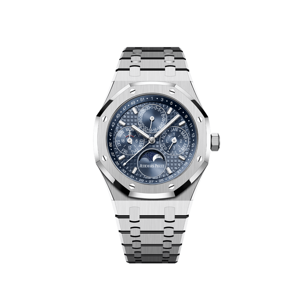 Audemars Piguet Royal Oak Perpetual Calendar 26674ST.OO.1320ST.01 Stainless Steel Blue Dial (2025) - View 2