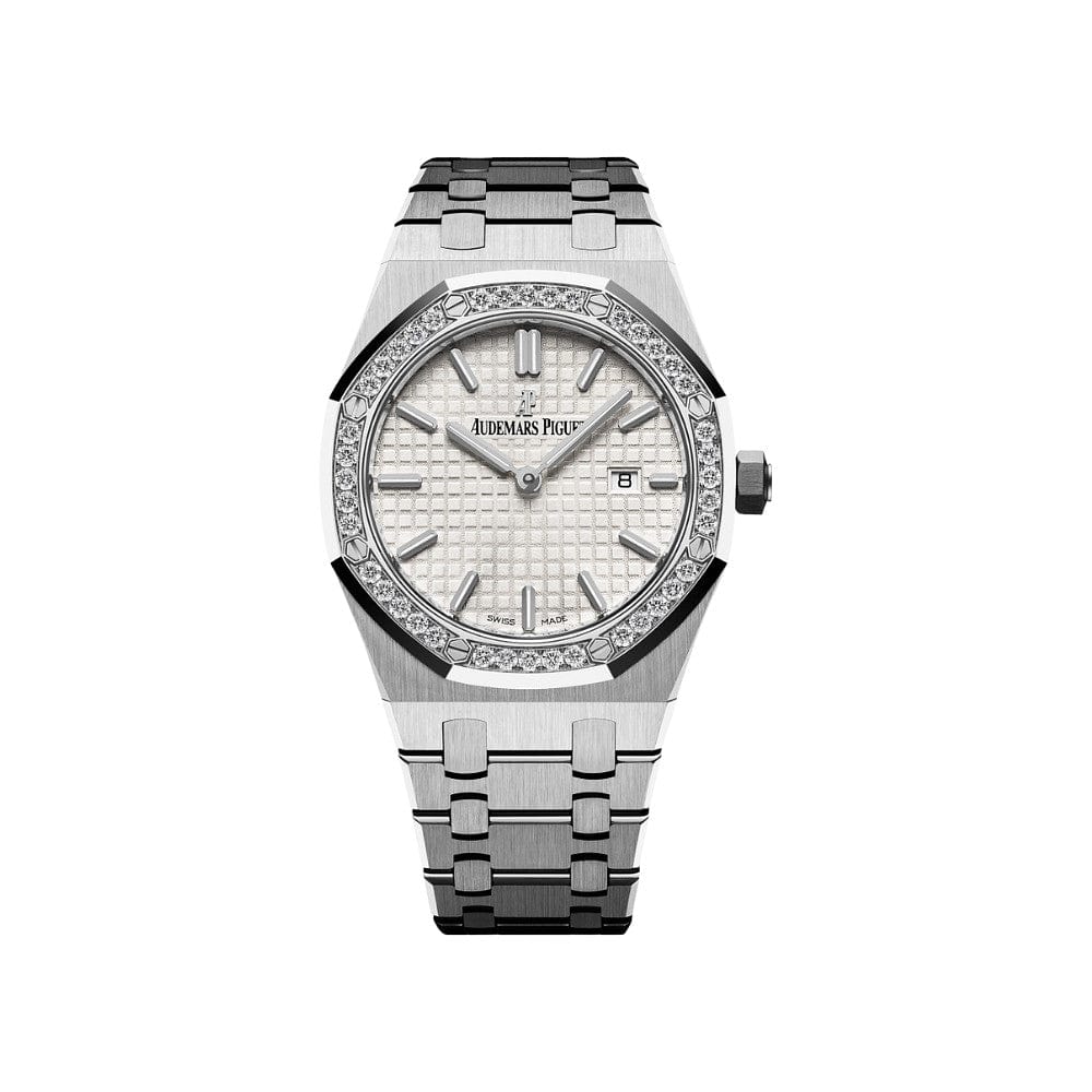 Audemars Piguet Royal Oak Quartz 67651ST.ZZ.1261ST.01 'Ladies' Stainless Steel Diamond Bezel - View 2