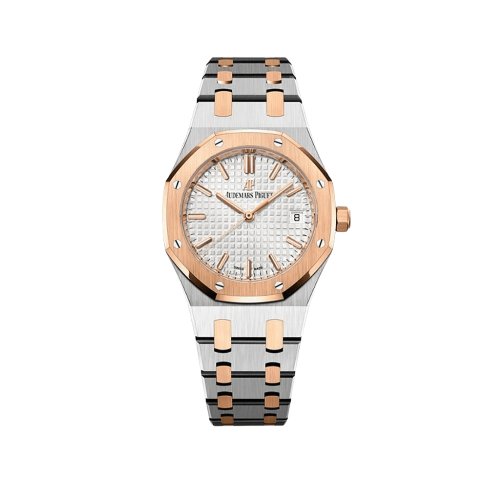 Audemars Piguet Royal Oak Selfwinding 15450SR.OO.1256SR.01 Two-Tone Silver Dial - View 2