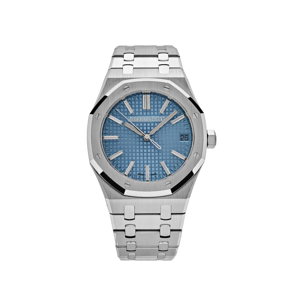 Audemars Piguet Royal Oak Selfwinding 15510BC.OO.1320BC.01 White Gold Blue Dial Limited Edition - View 10