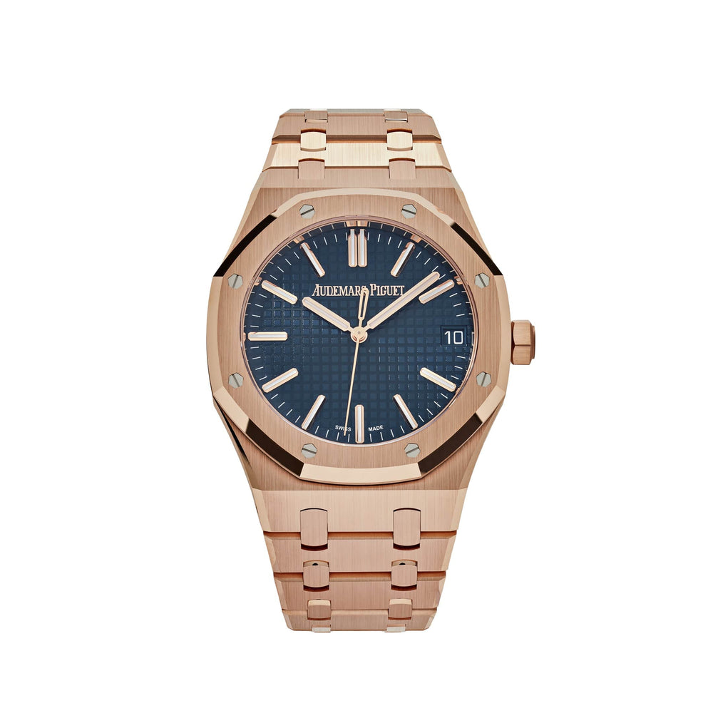 Audemars Piguet Royal Oak Selfwinding 15510OR.OO.1320OR.03 Rose Gold Blue Dial (2024) - View 13