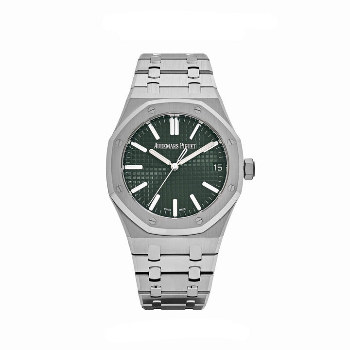 Audemars Piguet Royal Oak Selfwinding 15510ST.OO.1320ST.09 Stainless Steel Green Dial (2023) - View 13