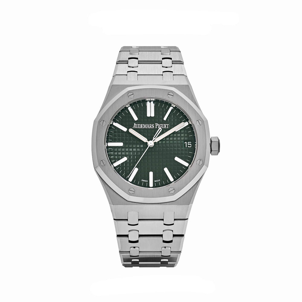 Audemars Piguet Royal Oak Selfwinding 15510ST.OO.1320ST.09 Stainless Steel Green Dial (2023) - View 13