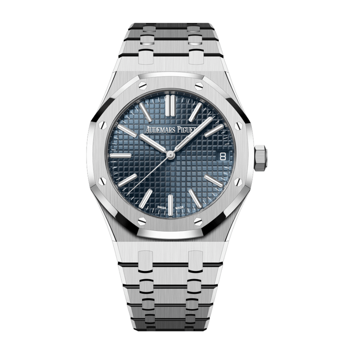 Audemars Piguet Royal Oak Selfwinding 15510ST.OO.1320ST.01 """"50th Anniversary"""" 41mm Steel Blue Dial - View 2