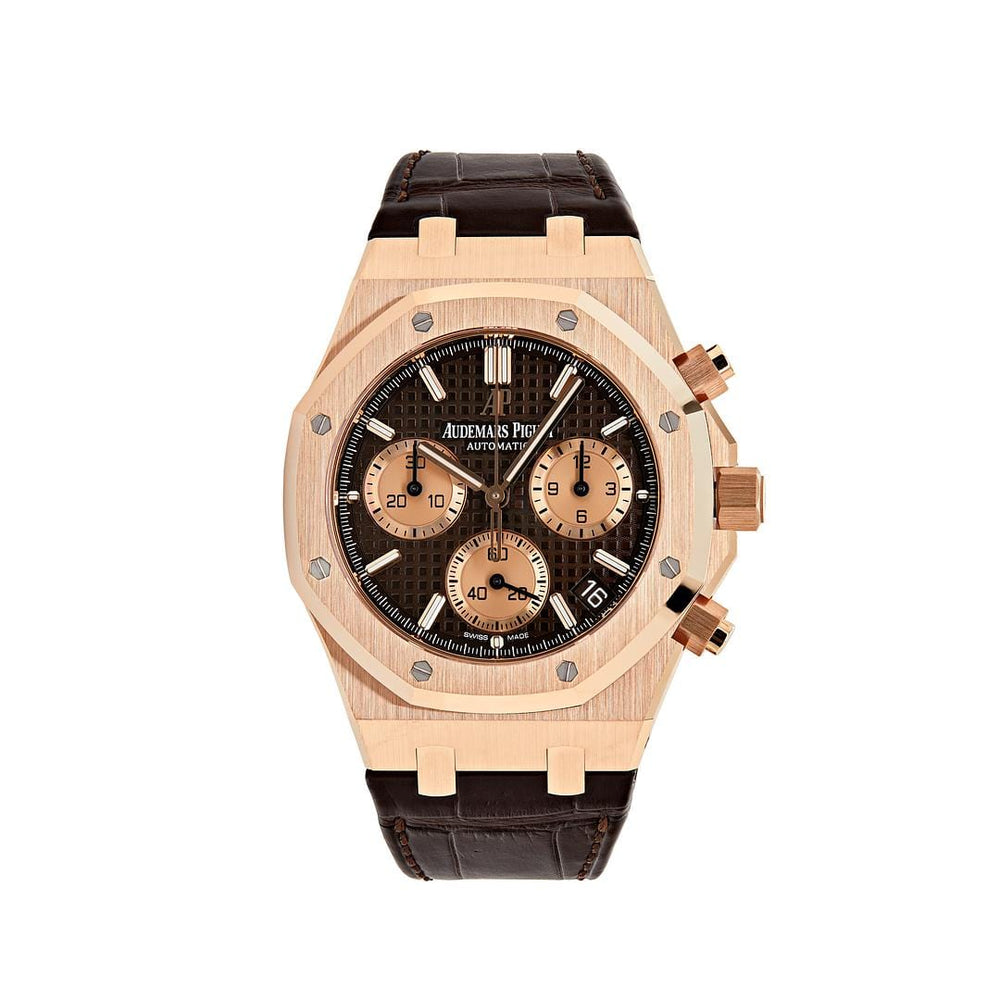 Audemars Piguet Royal Oak Selfwinding Chronograph Rose Gold Brown Dial 26239OR.OO.D821CR.01 - View 12