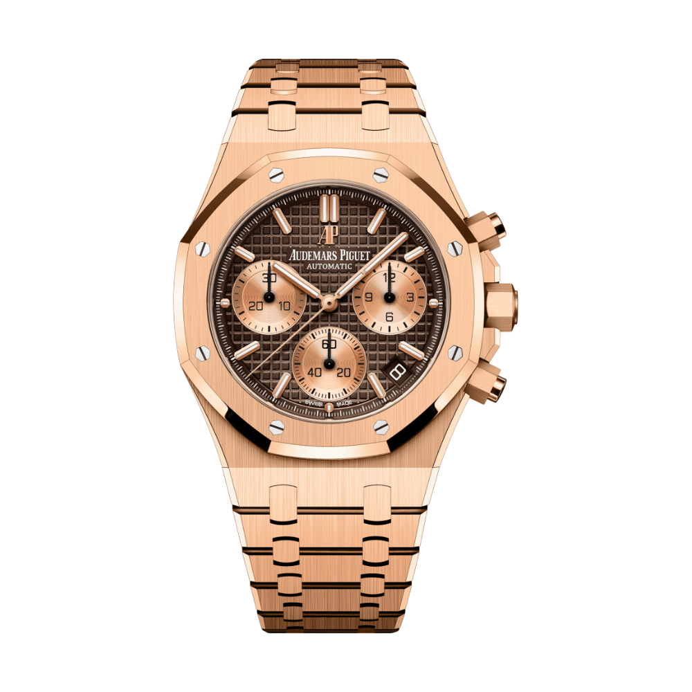 Audemars Piguet Royal Oak Selfwinding Chronograph 41mm Rose Gold Brown Dial 26239OR.OO.1220OR.02 - View 2