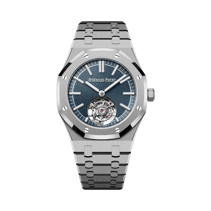 Audemars Piguet Royal Oak Selfwinding Titanium Blue Dial """"50th Anniversary"""" 26730TI.OO.1320TI.01 - View 10