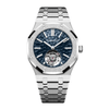 Audemars Piguet Royal Oak Tourbillon Automático Oro Blanco Esfera Azul 26730BC.GG.1320BC.01