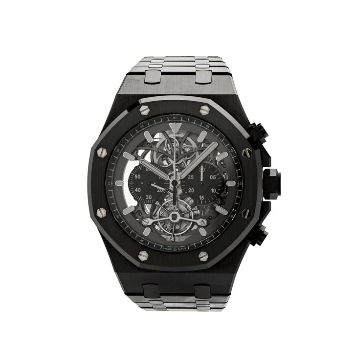 Audemars Piguet Royal Oak Tourbillon Chronograph Black Ceramic 26343CE.OO.1247CE.01 - View 2