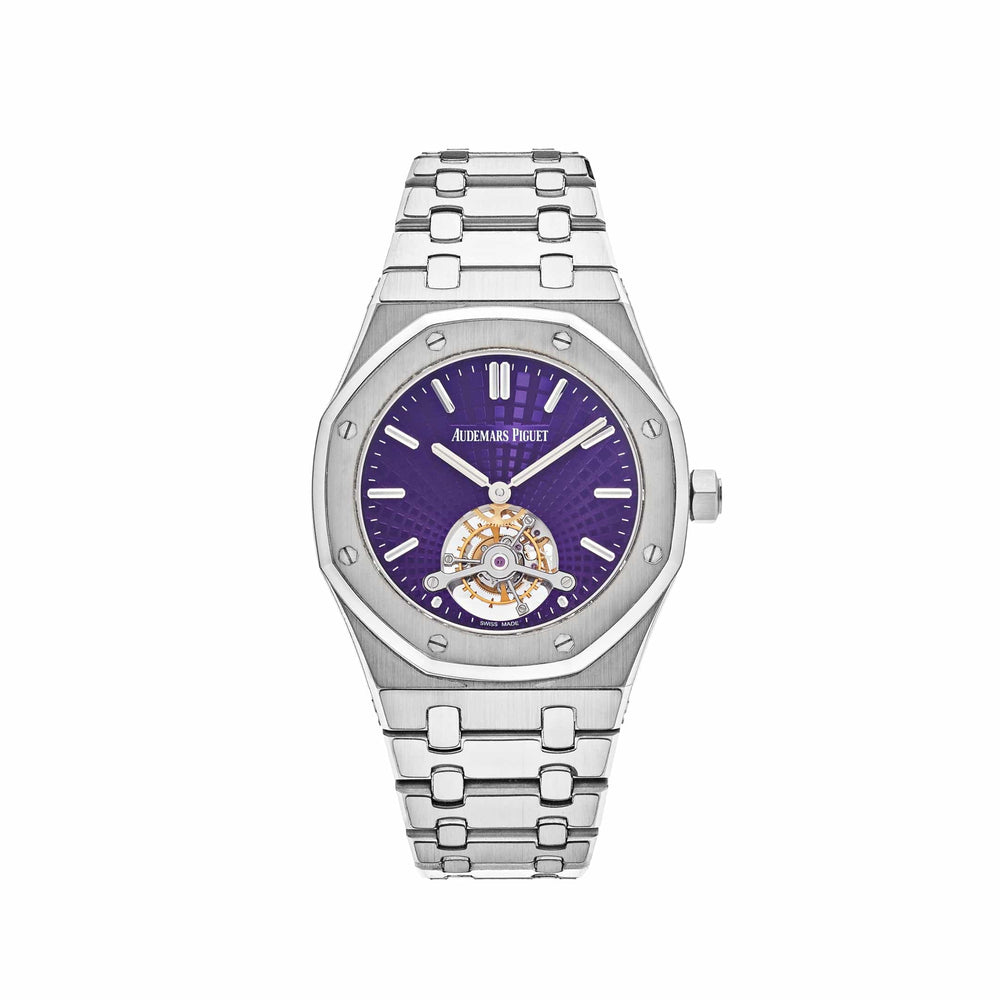 Audemars Piguet Royal Oak Tourbillon Extra Thin Purple Dial 26522ST.OO.1220ST.01 - View 12