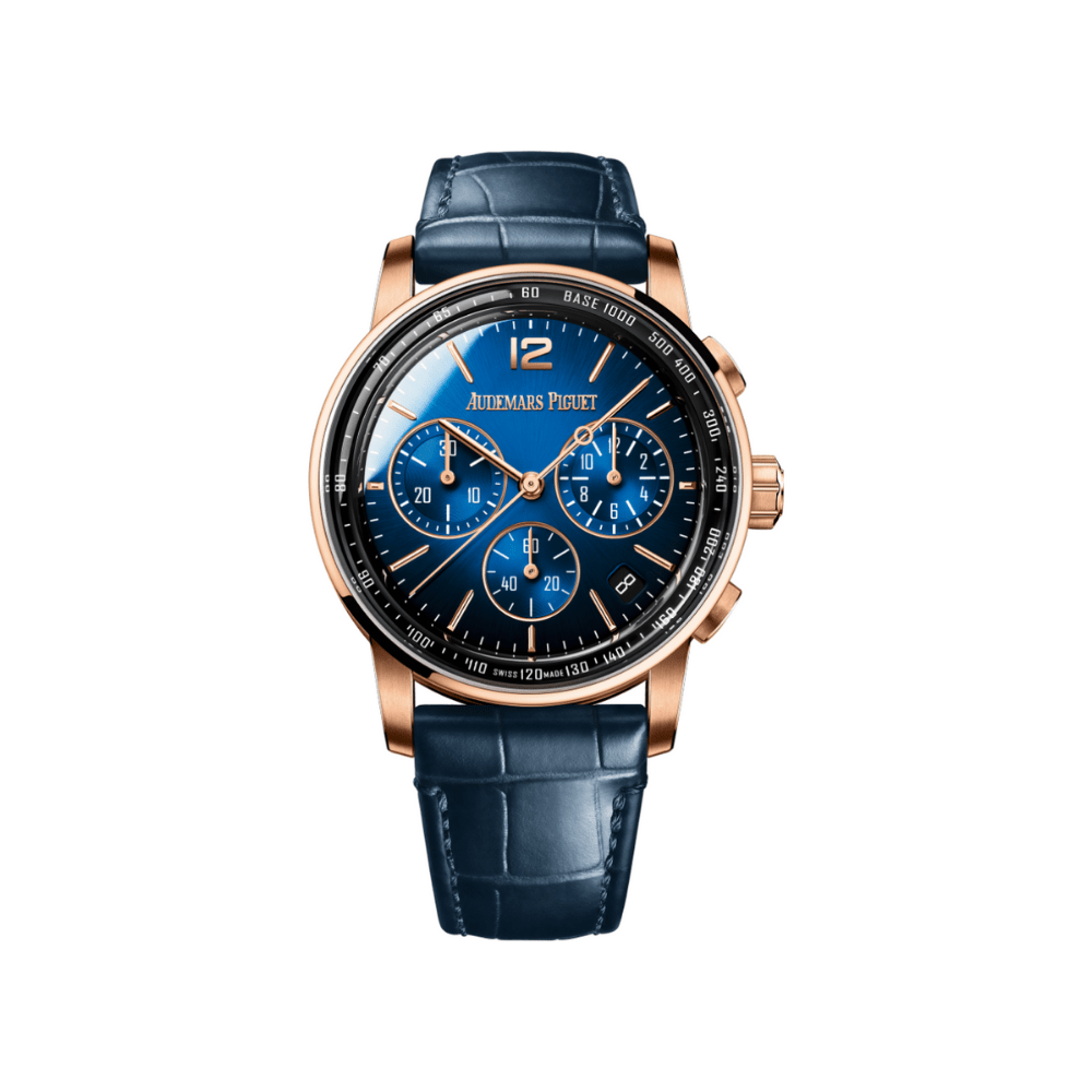 Audemars Piguet Selfwinding Chronograph Code 11.59 26393OR.OO.A028CR.01 Lacquered Blue Dial - View 2