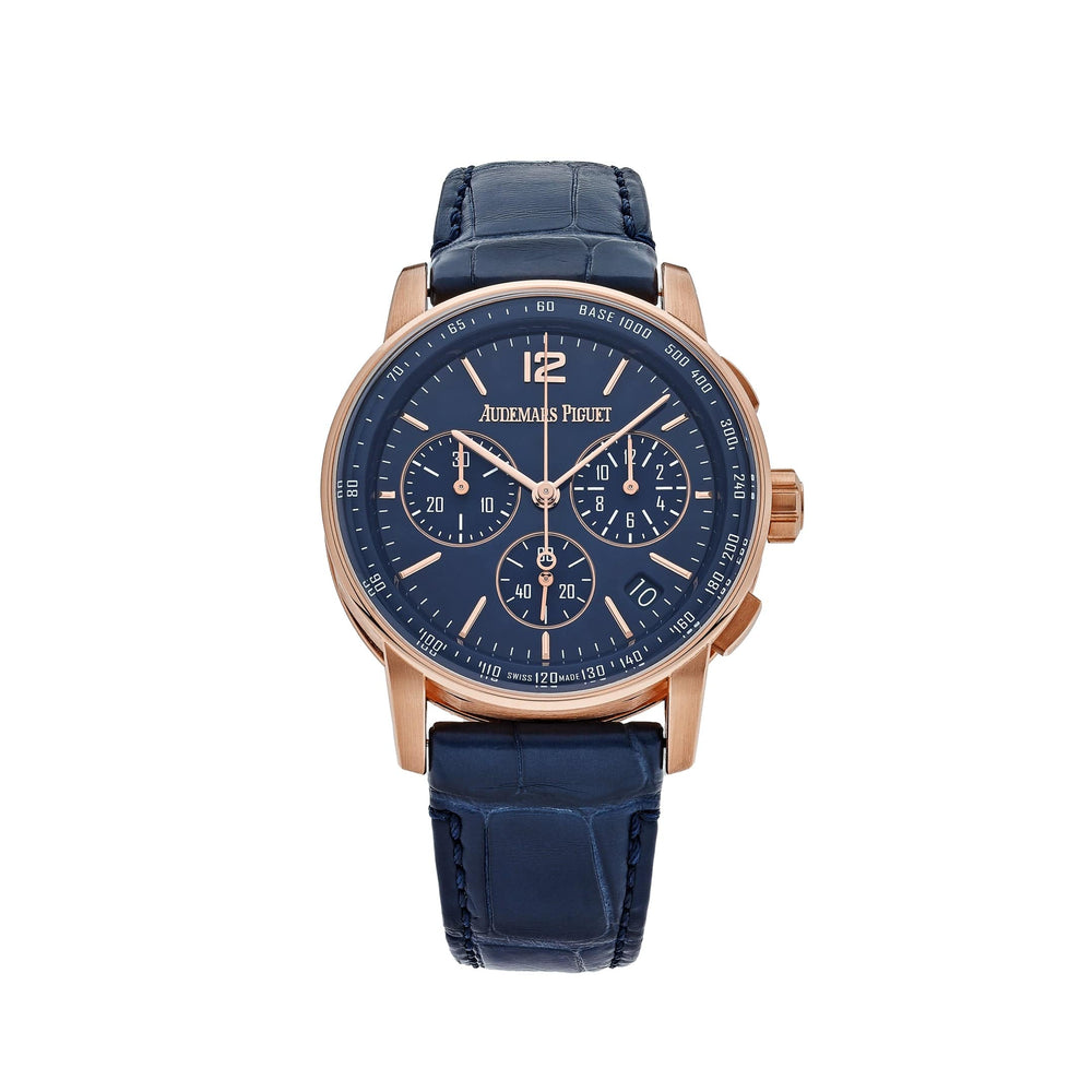 Audemars Piguet Selfwinding Chronograph Code 11.59 26393OR.OO.A321CR.01 Lacquered Blue Dial (2021) - View 13