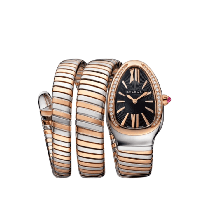 BVLGARI Serpenti Tubogas 102099 Stainless Steel and Rose Gold - View 7