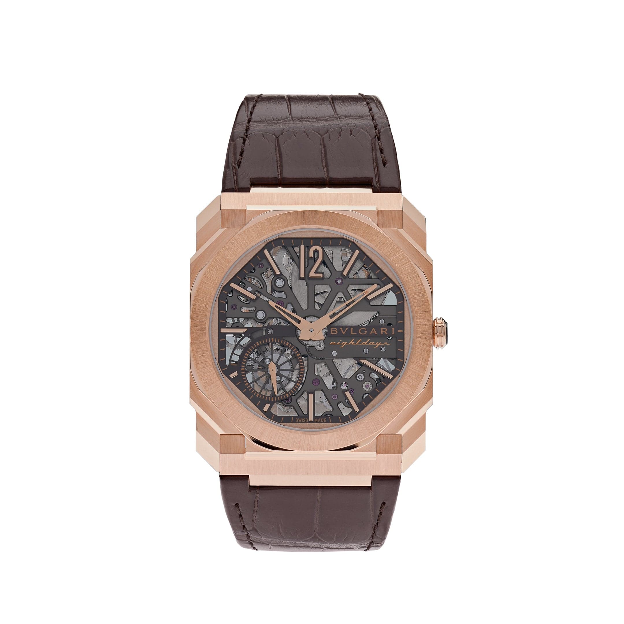 Bvlgari Octo Finissimo Skeleton 8 Days Rose Gold 103667 - View 4
