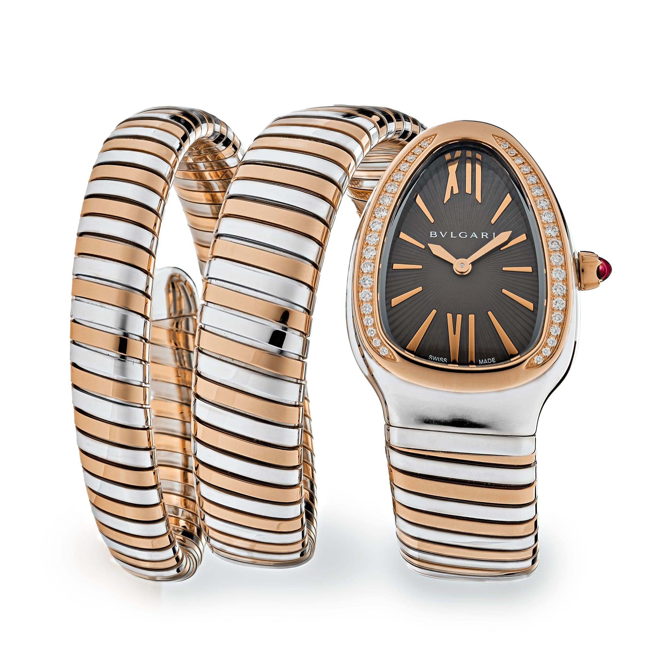 BVLGARI Serpenti Tubogas Watch 102680 Two-Tone Double Spiral - View 4