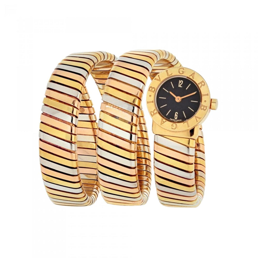 BVLGARI Tubogas BB191T 3 Row Tri-Color Quartz - View 2
