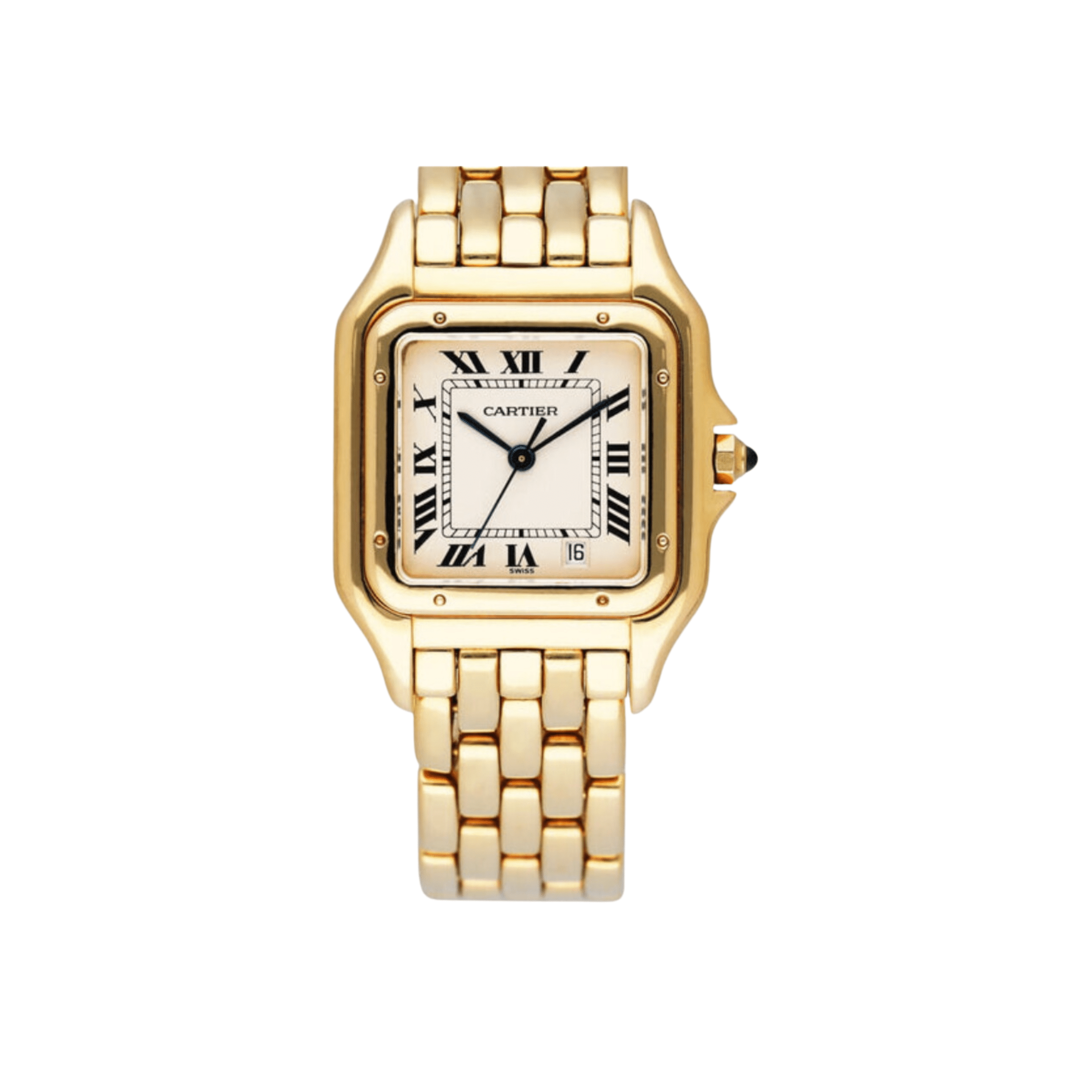 Cartier Panthere 88396 'Ladies' Yellow Gold White Dial Quartz - View 2