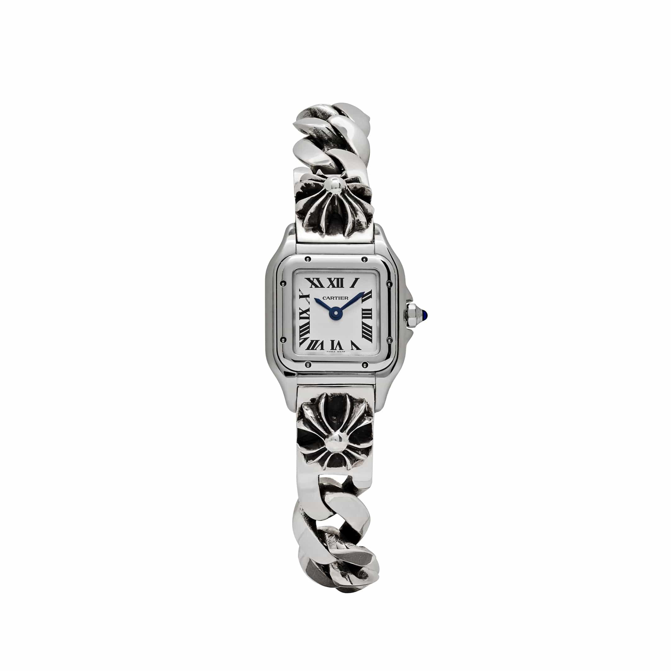 Cartier Panthere WSPN0019 Stainless Steel Silver Dial Chrome Hearts Bracelet Quartz - View 13
